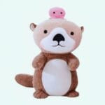 Otter Knuffel Kawaii Zachte Synthetische Vacht Troostend Gezelschap De Knuffel