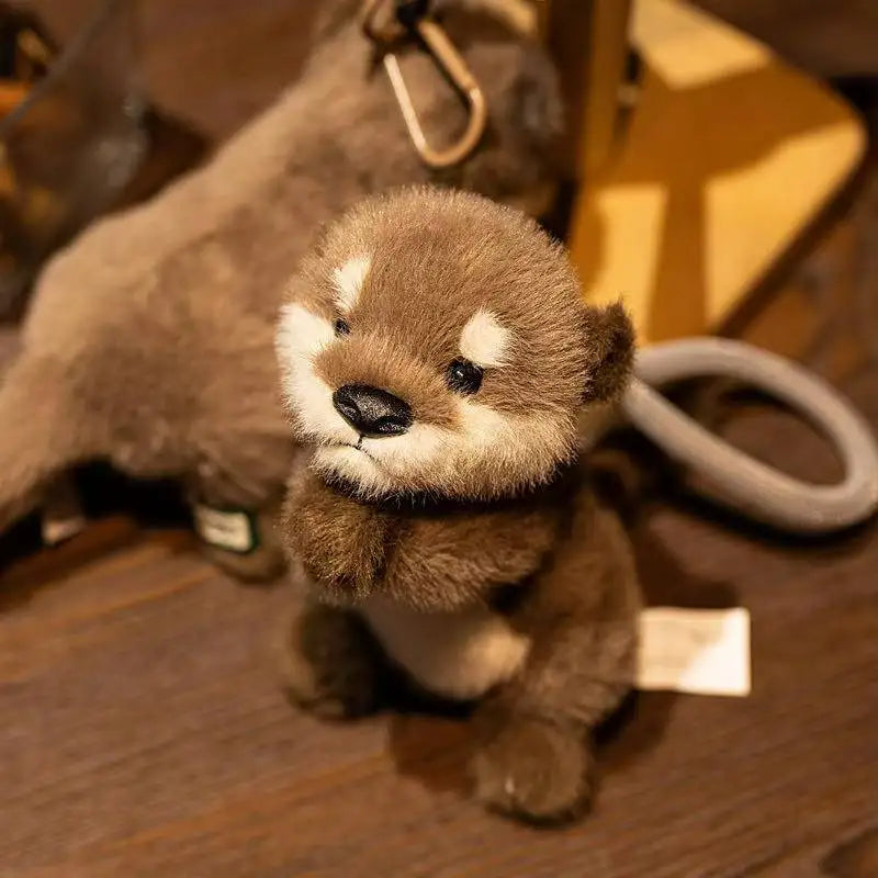 Otter Knuffel Sleutelhanger | Zachte Pluche Tashanger De Knuffel