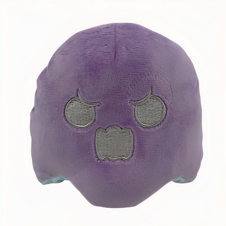 Paars en Blauw Omkeerbare Fluorescerende Knuffel Spookje De Knuffel