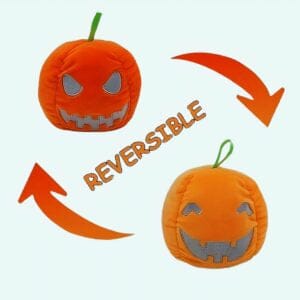 Paars en Blauw Omkeerbare Fluorescerende Knuffel Spookje De Knuffel