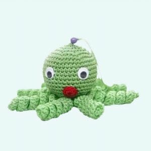 Paars Inktvis Schattig Knuffel 30 cm Zacht Troostend De Knuffel