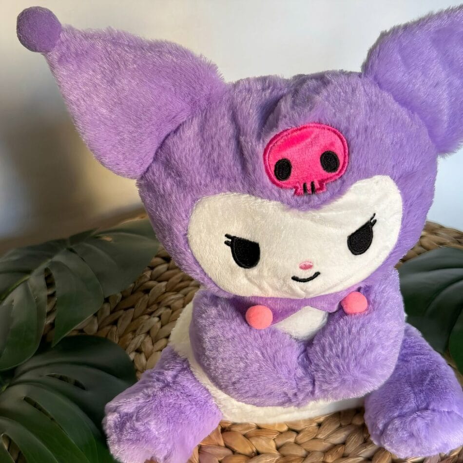 Paars Knuffel Nachtlampje Hello Kitty Kuromi Ademend Met Zacht Licht De Knuffel