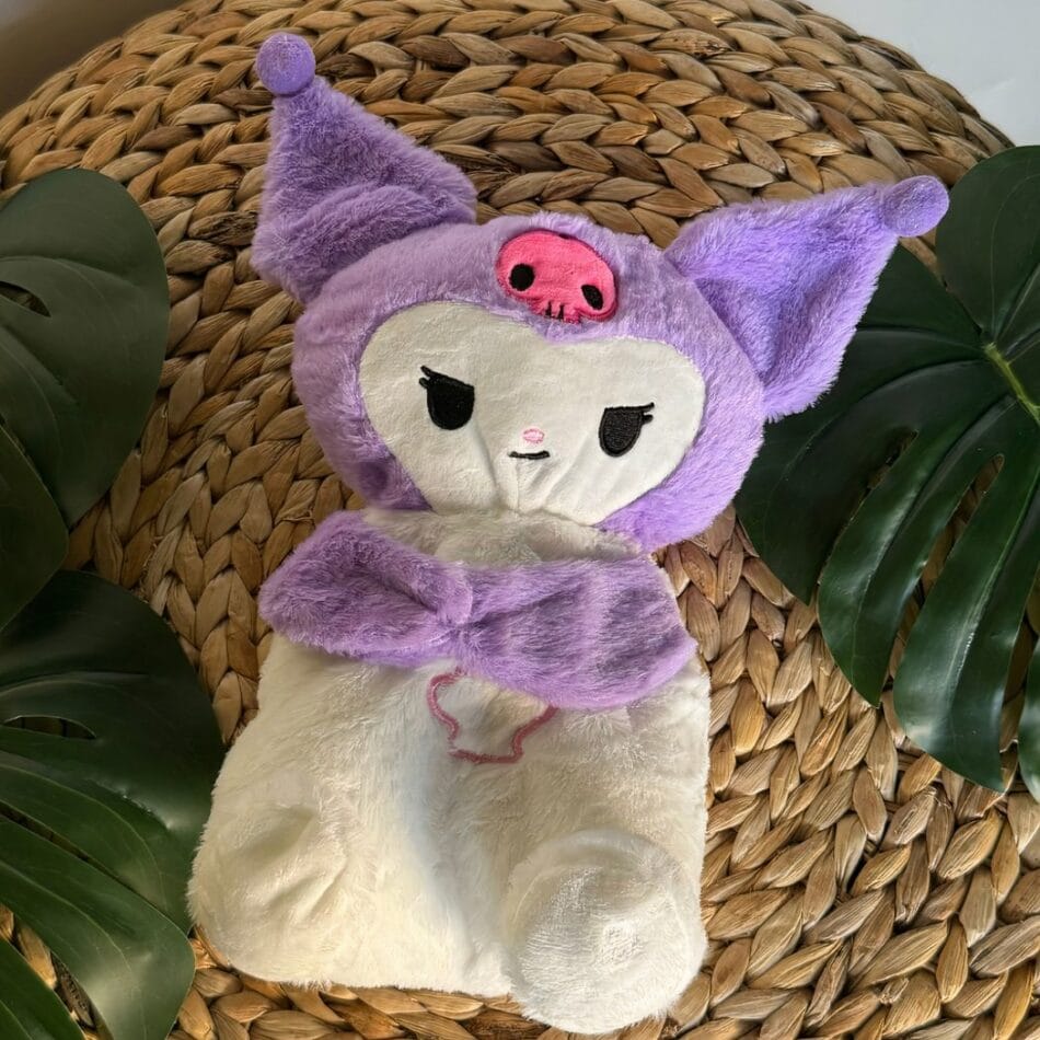 Paars Knuffel Nachtlampje Hello Kitty Kuromi Ademend Met Zacht Licht De Knuffel
