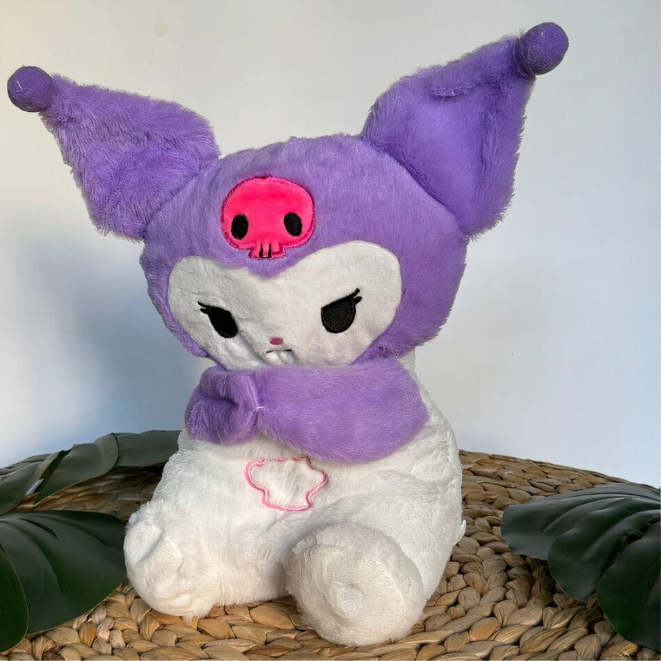 Paars Knuffel Nachtlampje Hello Kitty Kuromi Ademend Met Zacht Licht De Knuffel