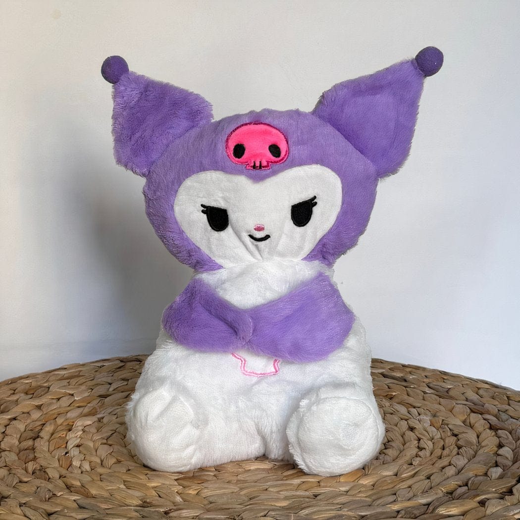 Paars Knuffel Nachtlampje Hello Kitty Kuromi Ademend Met Zacht Licht De Knuffel model-1