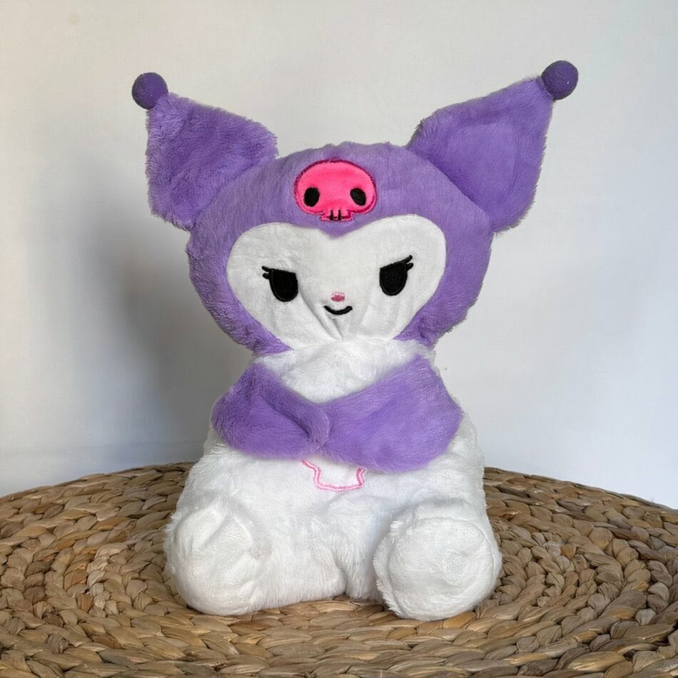 Paars Knuffel Nachtlampje Hello Kitty Kuromi Ademend Met Zacht Licht De Knuffel