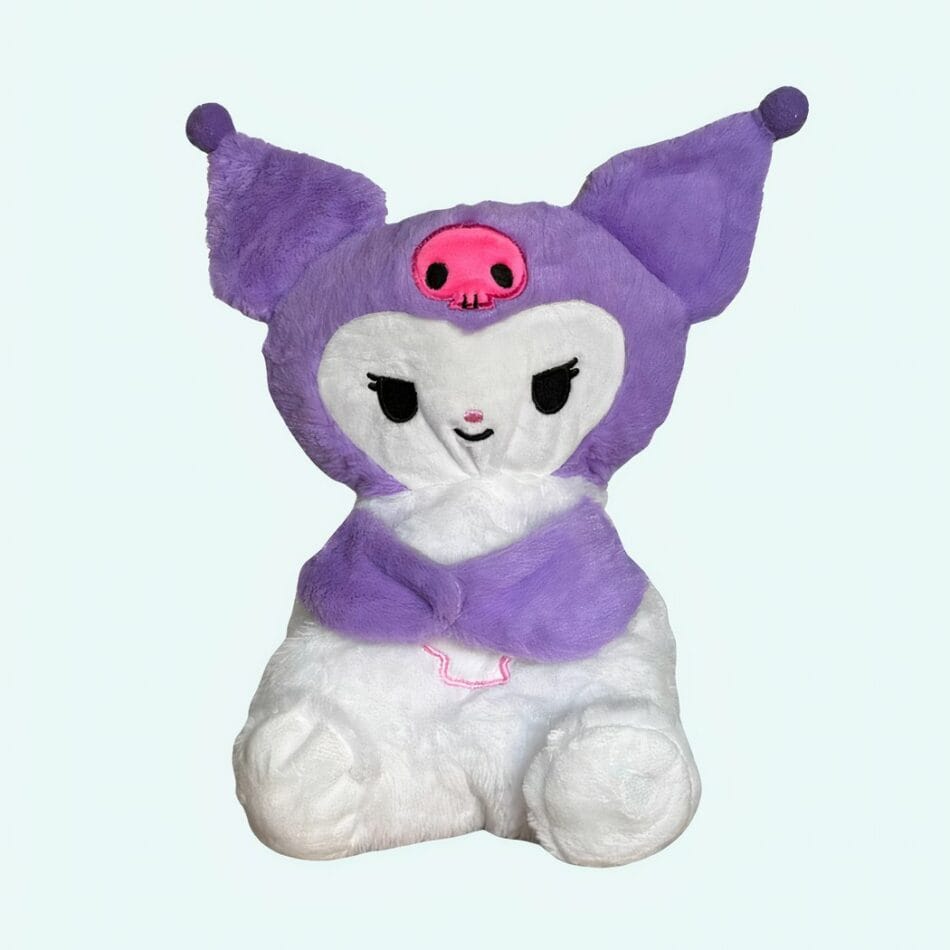 Paars Knuffel Nachtlampje Hello Kitty Kuromi Ademend Met Zacht Licht De Knuffel