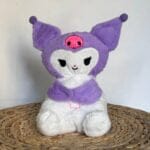 Paars Knuffel Nachtlampje Hello Kitty Kuromi Ademend Met Zacht Licht De Knuffel