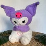 Paars Knuffel Nachtlampje Hello Kitty Kuromi Ademend Met Zacht Licht De Knuffel