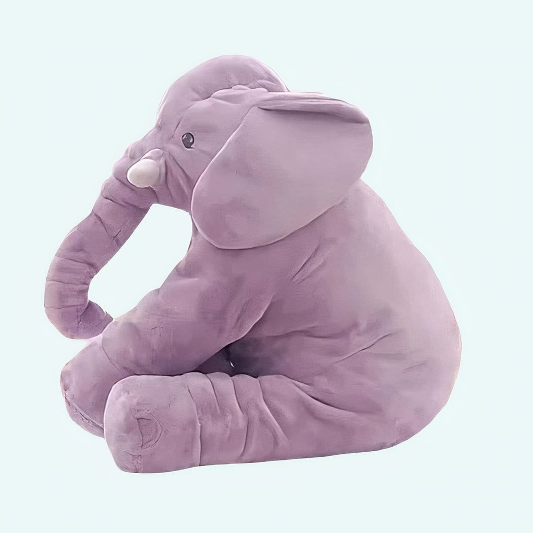 Paars Knuffel Olifant Kussen Zacht 2 In 1 De Knuffel 60cm