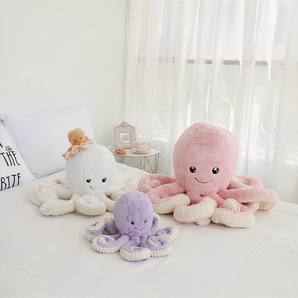 Paars Octopus Knuffel Ultra Zacht Schattig De Knuffel