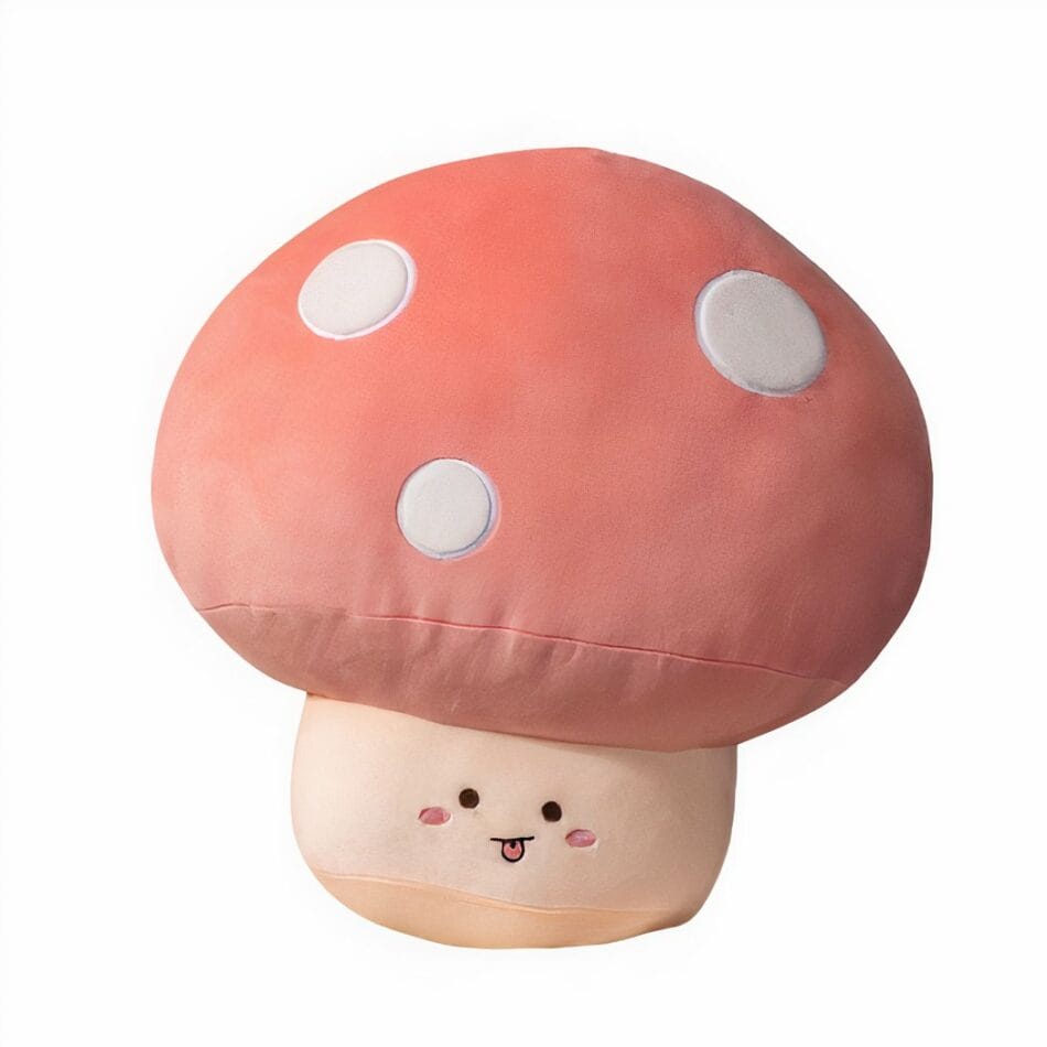 Paddestoelvormige Fruitknuffel Zachte Knuffel Met Vriendelijk Gezicht De Knuffel