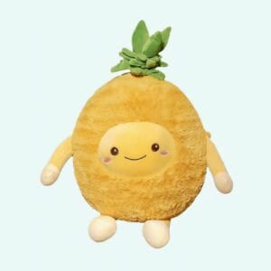 Paddestoelvormige Fruitknuffel Zachte Knuffel Met Vriendelijk Gezicht De Knuffel