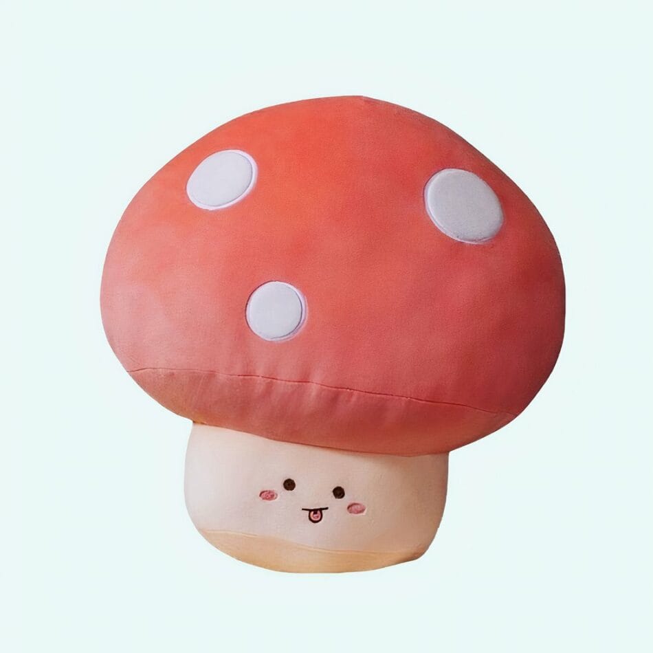 Paddestoelvormige Fruitknuffel Zachte Knuffel Met Vriendelijk Gezicht De Knuffel