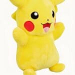 Pakket Knuffels Pikachu Met Grote Glimlach Twee Stuks Pokémon De Knuffel