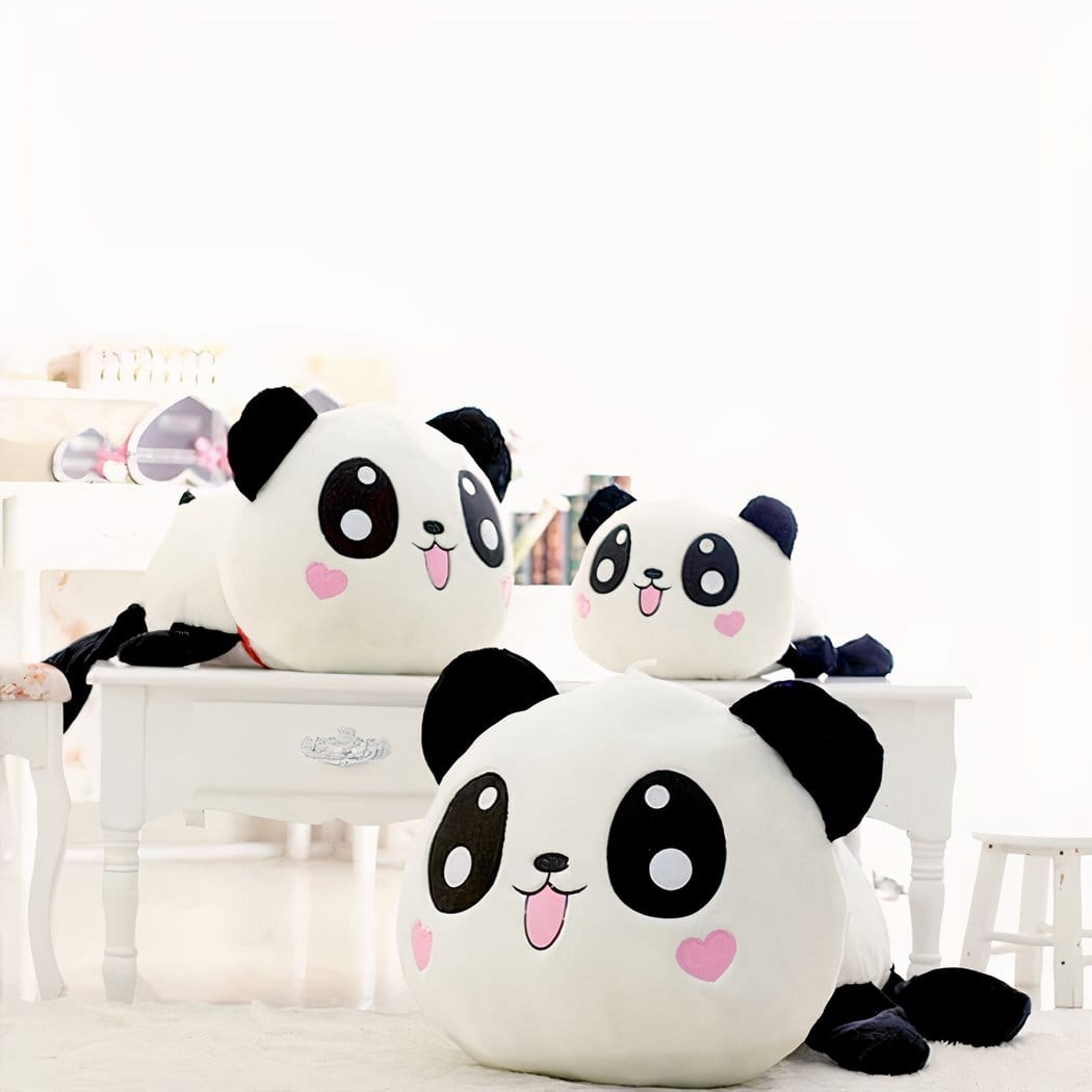 Panda Knuffel Hartvormig Kussen Voor Slaapcomfort De Knuffel