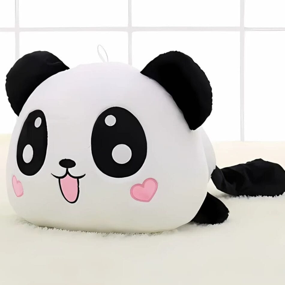 Panda Knuffel Hartvormig Kussen Voor Slaapcomfort De Knuffel