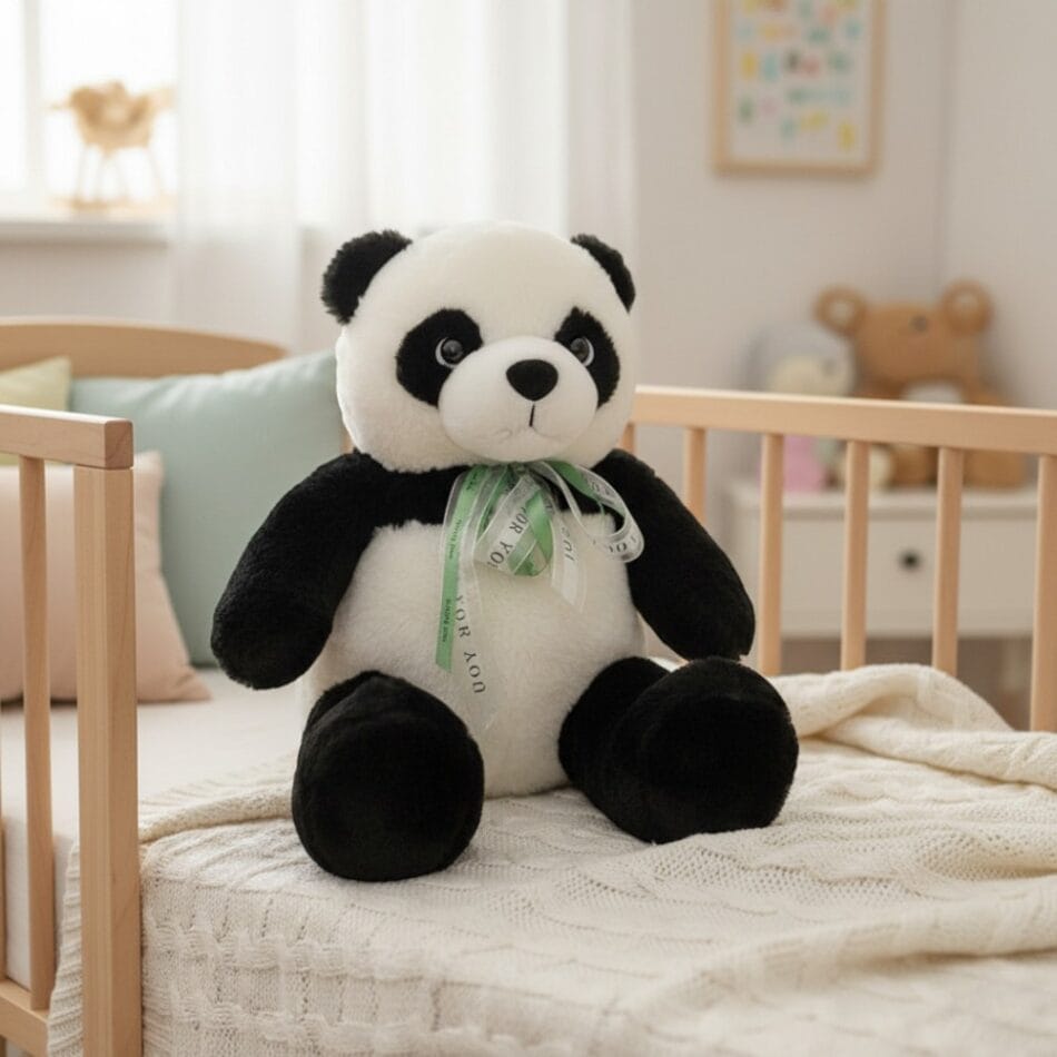 Panda Knuffel Kruik Magnetronverwarmbaar voor Kinderbedtijd De Knuffel