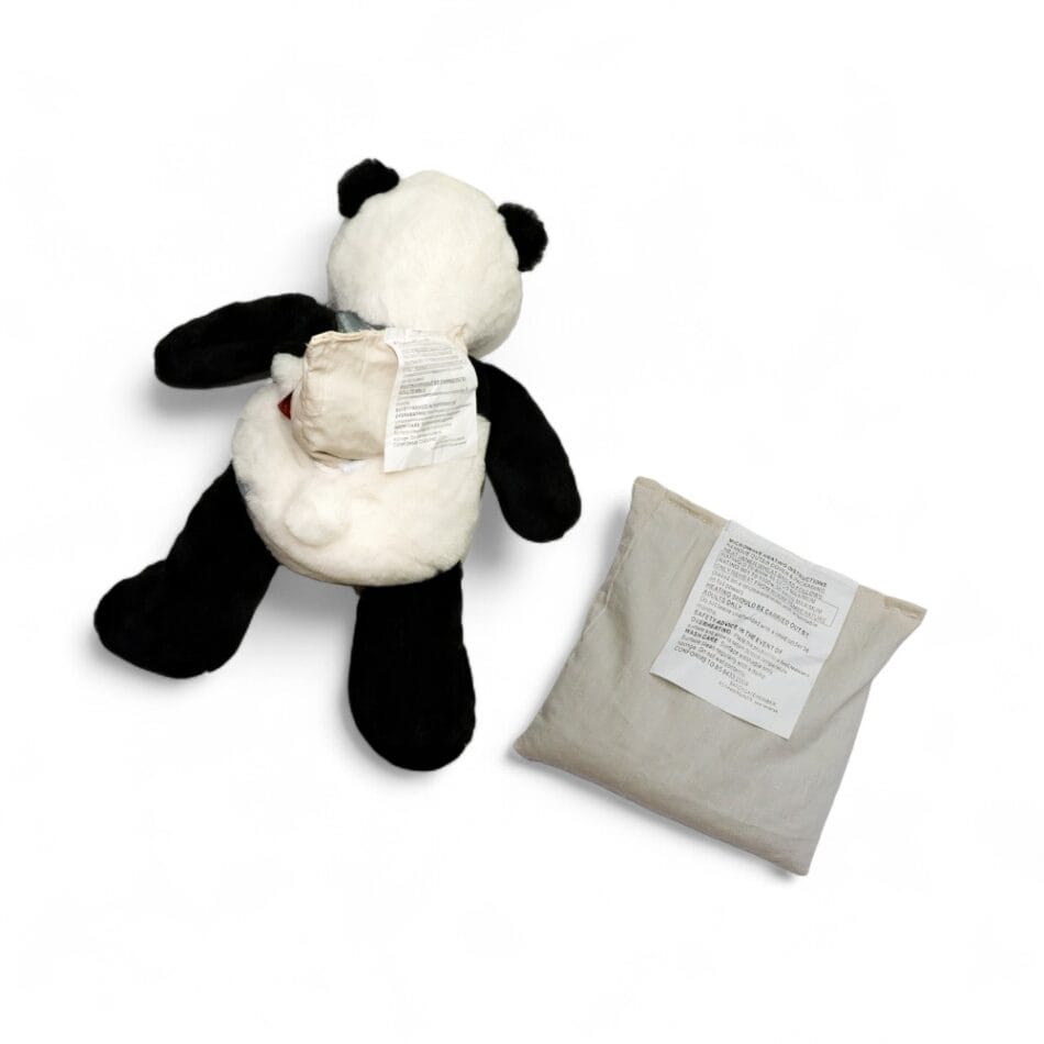 Panda Knuffel Kruik Magnetronverwarmbaar voor Kinderbedtijd De Knuffel