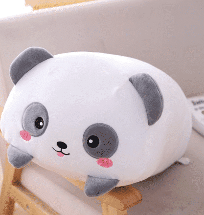 Panda Knuffel Kussen Zacht Pluche Voor Bed Bank Reizen De Knuffel