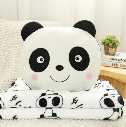 Panda Knuffel Met Deken 20 Cm Superzachte Knuffelstof Voor Kinderen De Knuffel