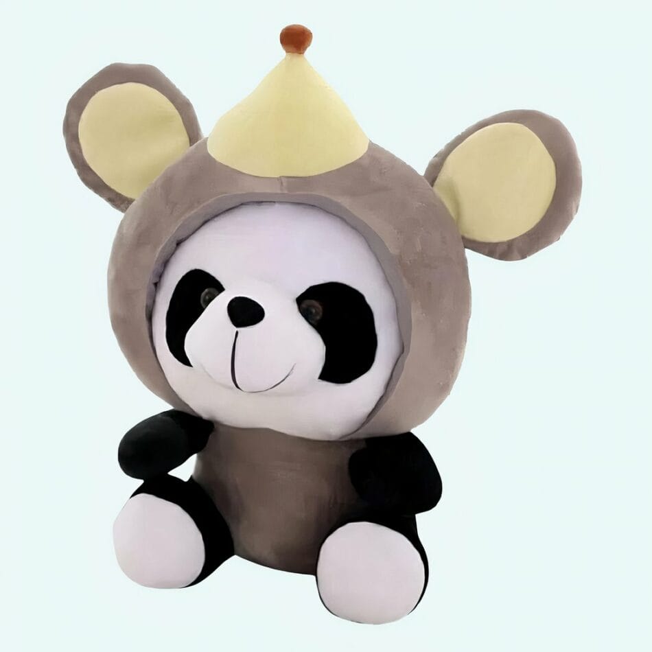 Panda Knuffel Verkleed Als Muis Zachte Pluche Voor Kinderen De Knuffel