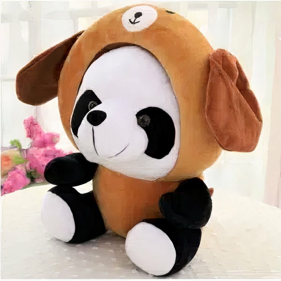 Panda Verkleed Als Hond Knuffel 40 cm Zacht De Knuffel