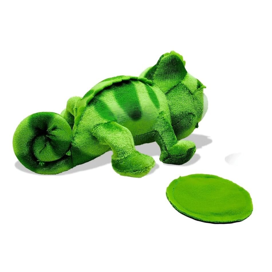 Pascal Knuffel Caméléon Raiponce Met Magnetisch Bevestigingssysteem De Knuffel