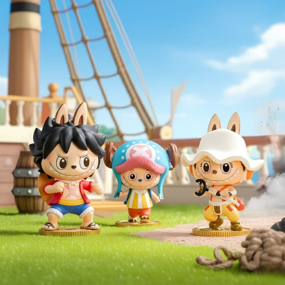 Pastel Figuurs One Piece Labubu Stijl The Monsters Knuffels De Knuffel