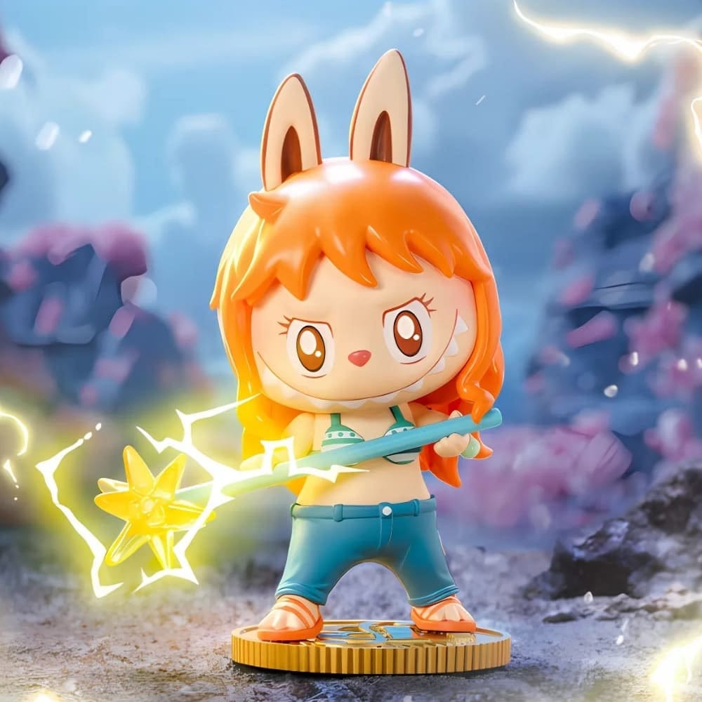 Pastel Figuurs One Piece Labubu Stijl The Monsters Knuffels De Knuffel Nami