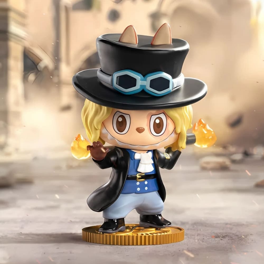 Pastel Figuurs One Piece Labubu Stijl The Monsters Knuffels De Knuffel Sabo