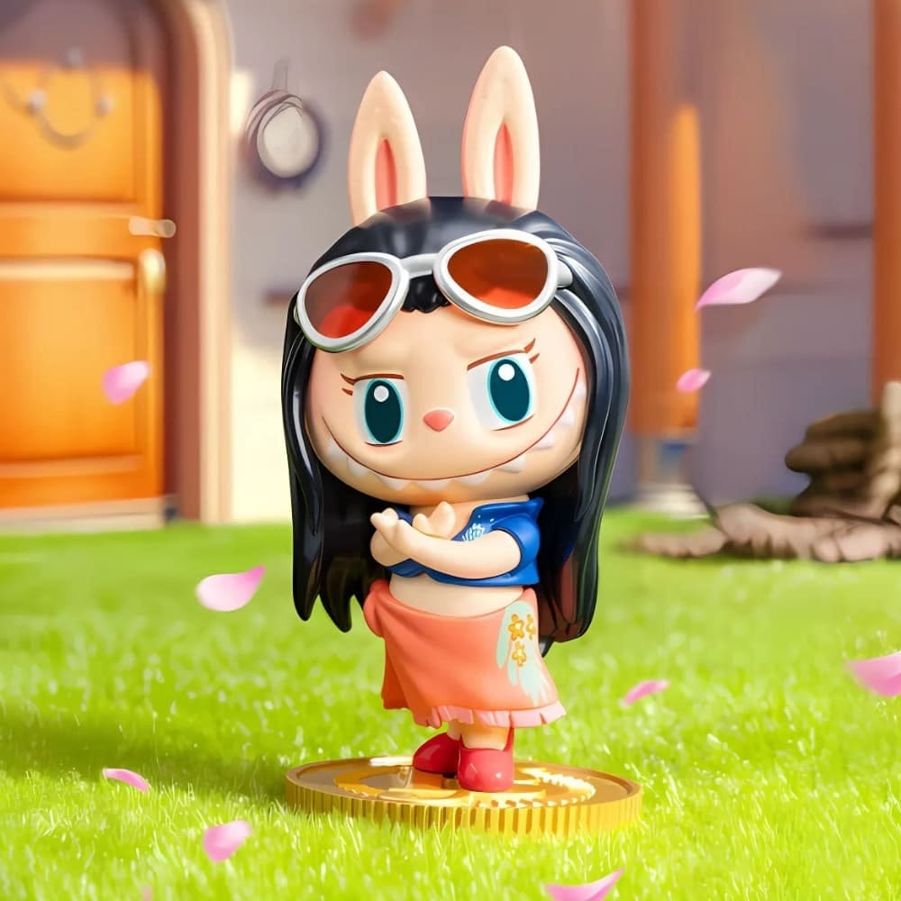 Pastel Figuurs One Piece Labubu Stijl The Monsters Knuffels De Knuffel Nico Robin