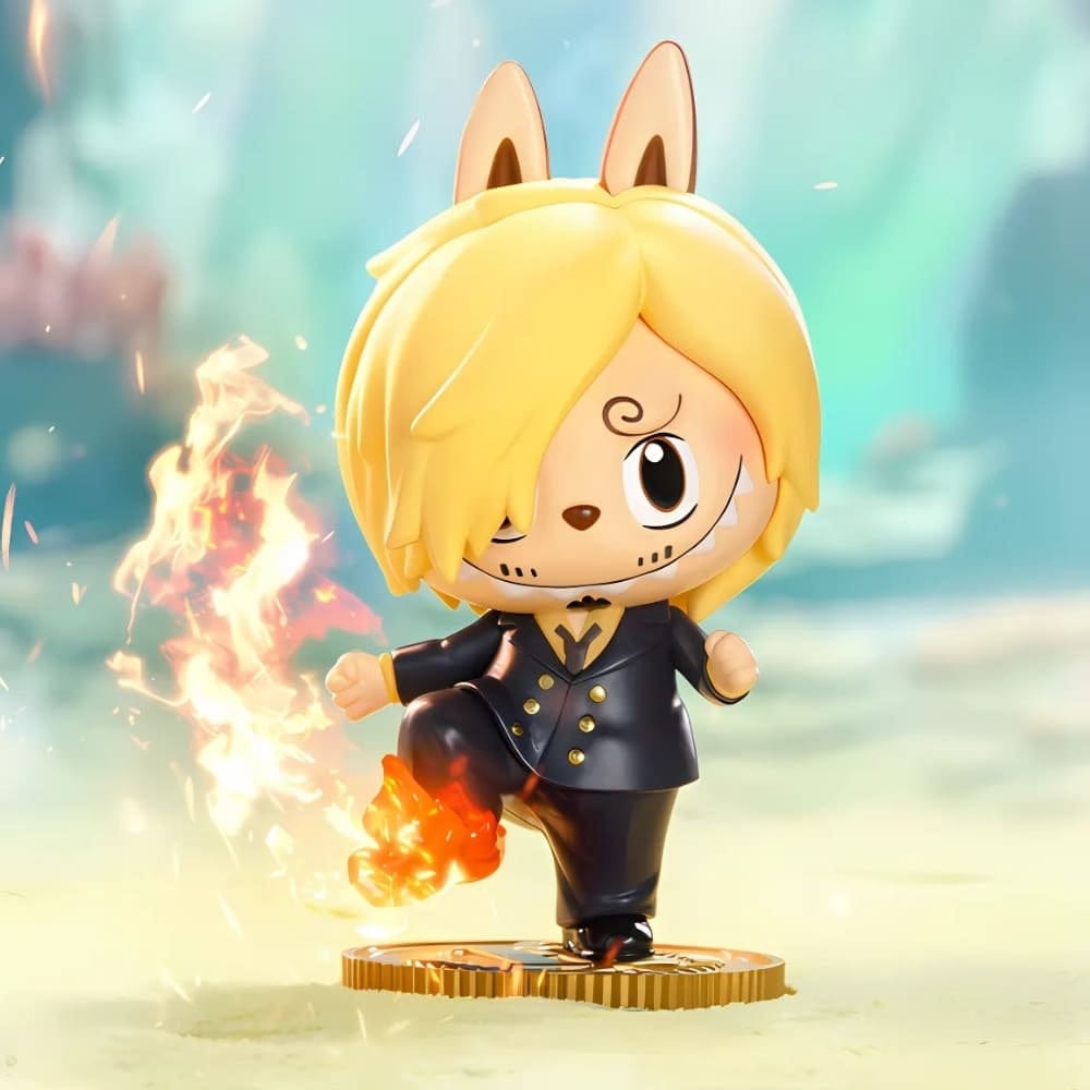 Pastel Figuurs One Piece Labubu Stijl The Monsters Knuffels De Knuffel Sanji