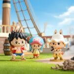Pastel Figuurs One Piece Labubu Stijl The Monsters Knuffels De Knuffel