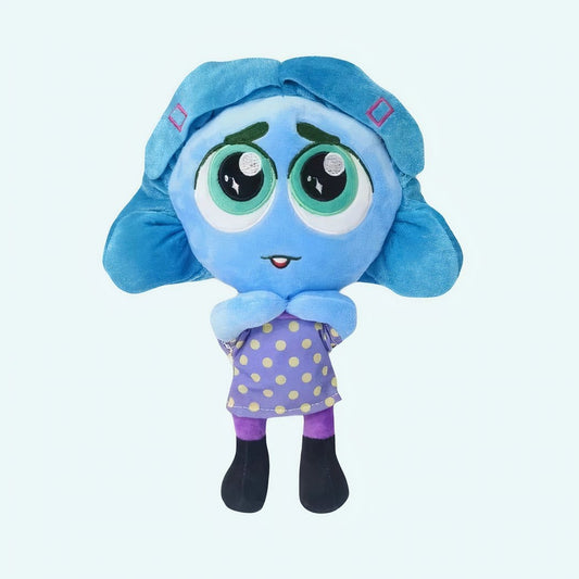 Pastelblauwe Envie Knuffel Uit Vice Versa 2 Met Grote Ogen De Knuffel