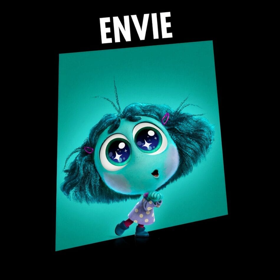 Pastelblauwe Envie Knuffel Uit Vice Versa 2 Met Grote Ogen De Knuffel