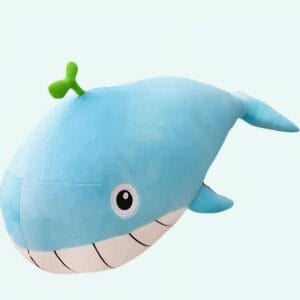 Pastelblauwe Knuffelwalvis Zachte Troostknuffel voor Kinderen De Knuffel