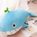 Pastelblauwe Knuffelwalvis Zachte Troostknuffel voor Kinderen De Knuffel