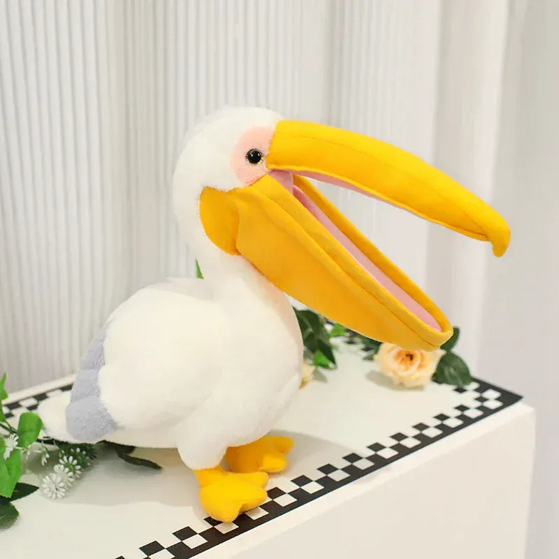 Pelikaan Knuffel | Realistische Pluche Vogel De Knuffel Pelikanen, 30 cm