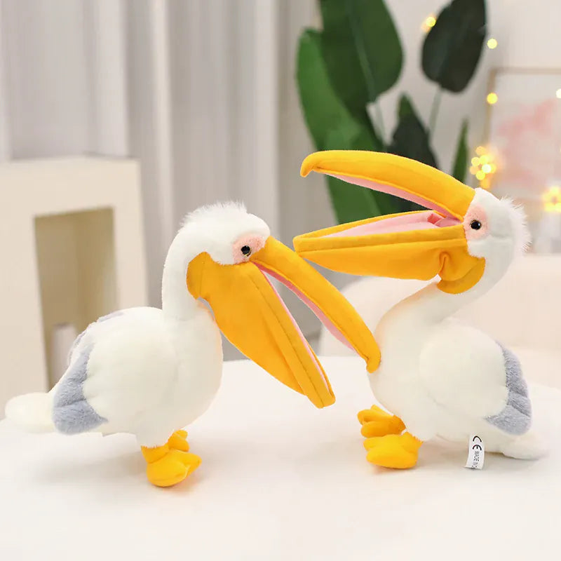 Pelikaan Knuffel | Realistische Pluche Vogel De Knuffel