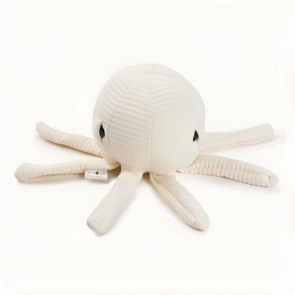 Knuffel Octopus Écru Zachte Onderwaterthema De Knuffel