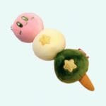Petite Knuffel Kirby 3 Boules Roze Wit Groen Ultra Zachte De Knuffel