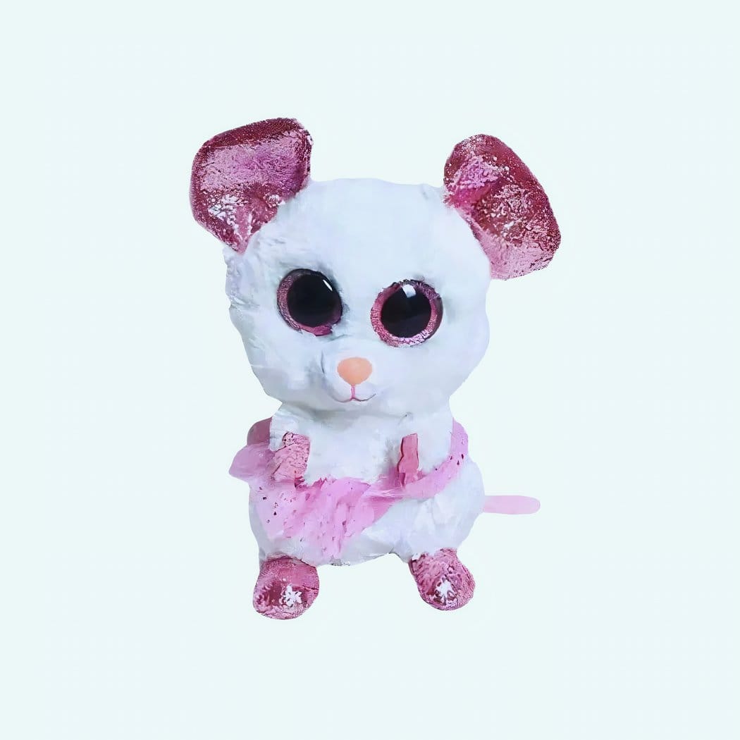 Petite Knuffel Souris Zachte Witte Knuffelmuis Voor Kinderen De Knuffel
