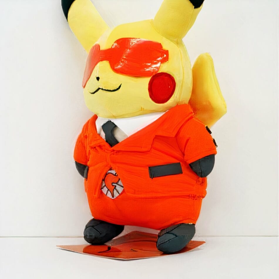Pikachu Knuffel Met Rood Kostuum Zachte Pluche Speelgoed De Knuffel