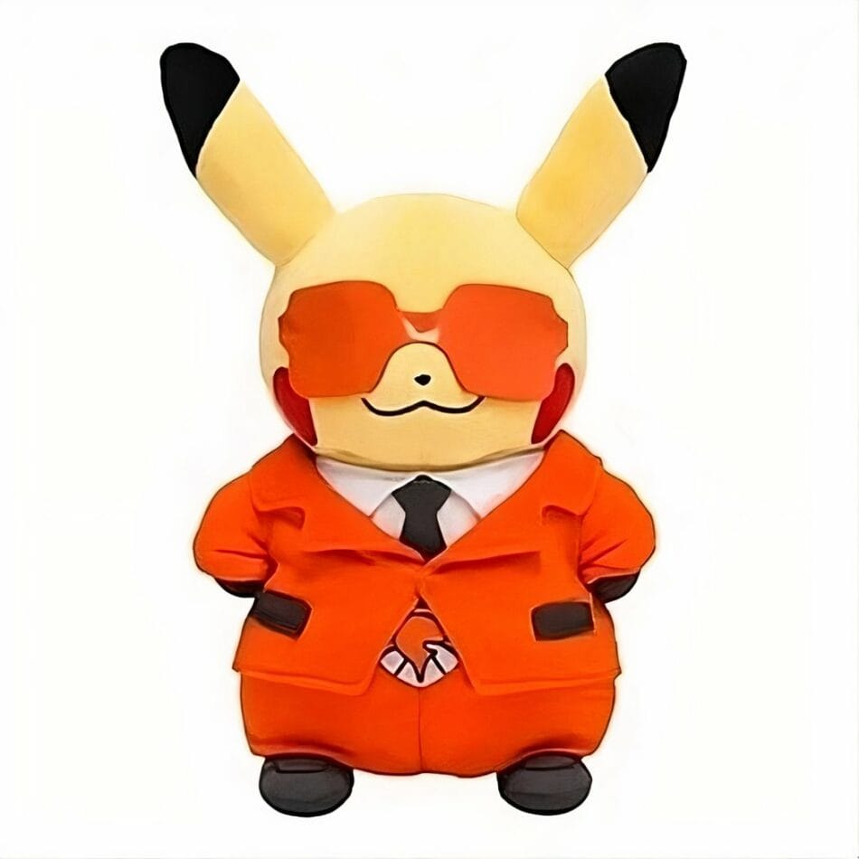 Pikachu Knuffel Met Rood Kostuum Zachte Pluche Speelgoed De Knuffel