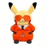 Pikachu Knuffel Met Rood Kostuum Zachte Pluche Speelgoed De Knuffel