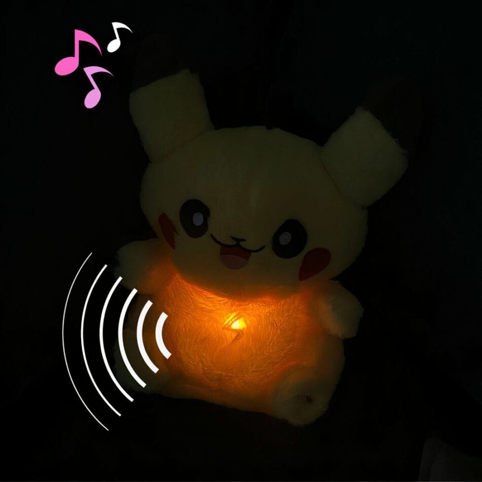 Pikachu Knuffel Nachtlampje Ademend Met Slaapliedjes De Knuffel
