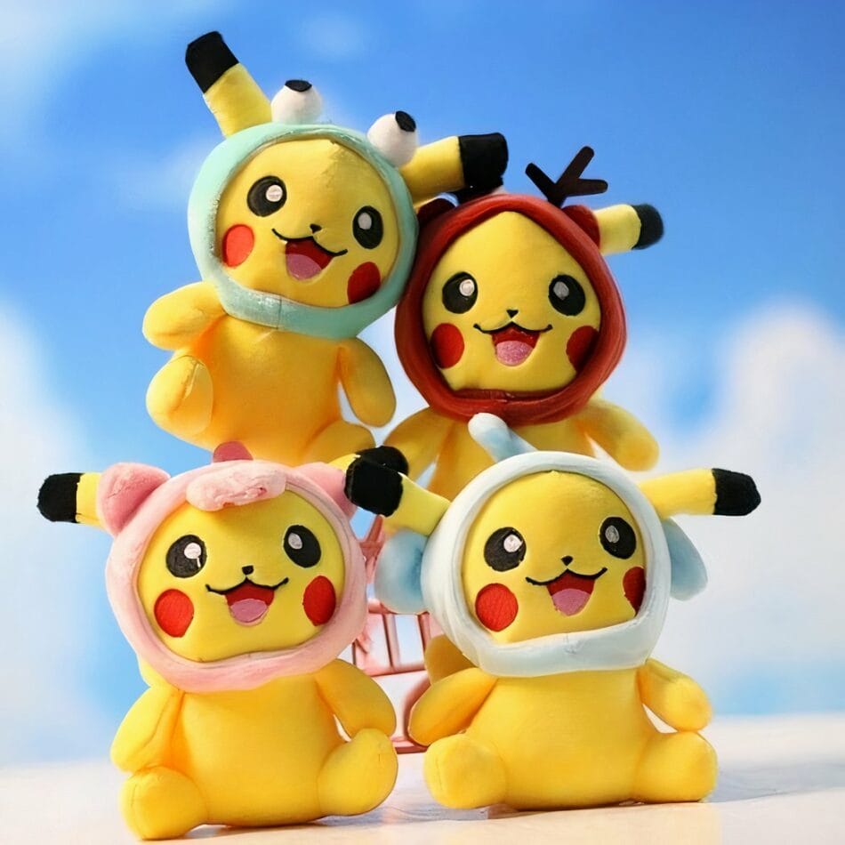 Pikachu Knuffel Sleutelhanger Met Hoed Voor Kinderen De Knuffel