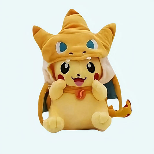 Pikachu Knuffel Verkleed Als Dracaufeu Zacht Pluche Speelgoed De Knuffel