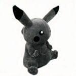 Pikachu Knuffel Zwart Met Stoer Kostuum En Zachte Pluche De Knuffel